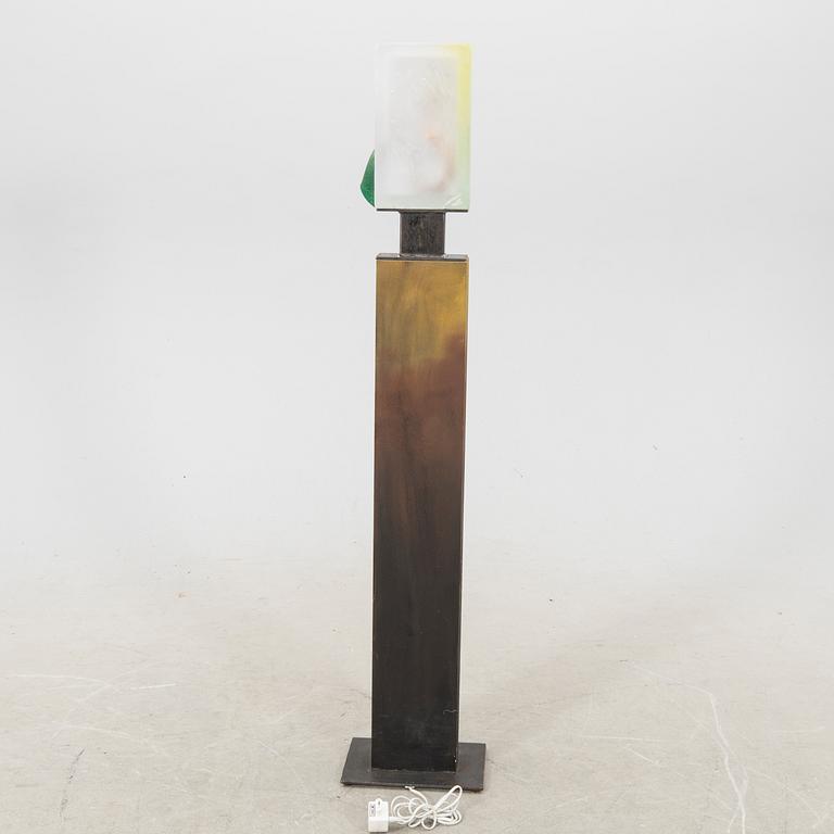 Kjell Engman, a signed unique glass and metal sculpture.