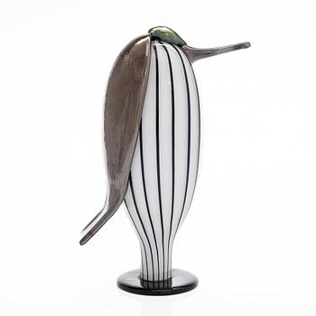 Oiva Toikka, A glass bird, "Butler", signed O. Toikka Iittala 2014 and numbered 630/2000.