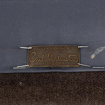 Carl Malmsten, soffa, "Hemmakväll", OH Sjögren,  1900-talets slut.