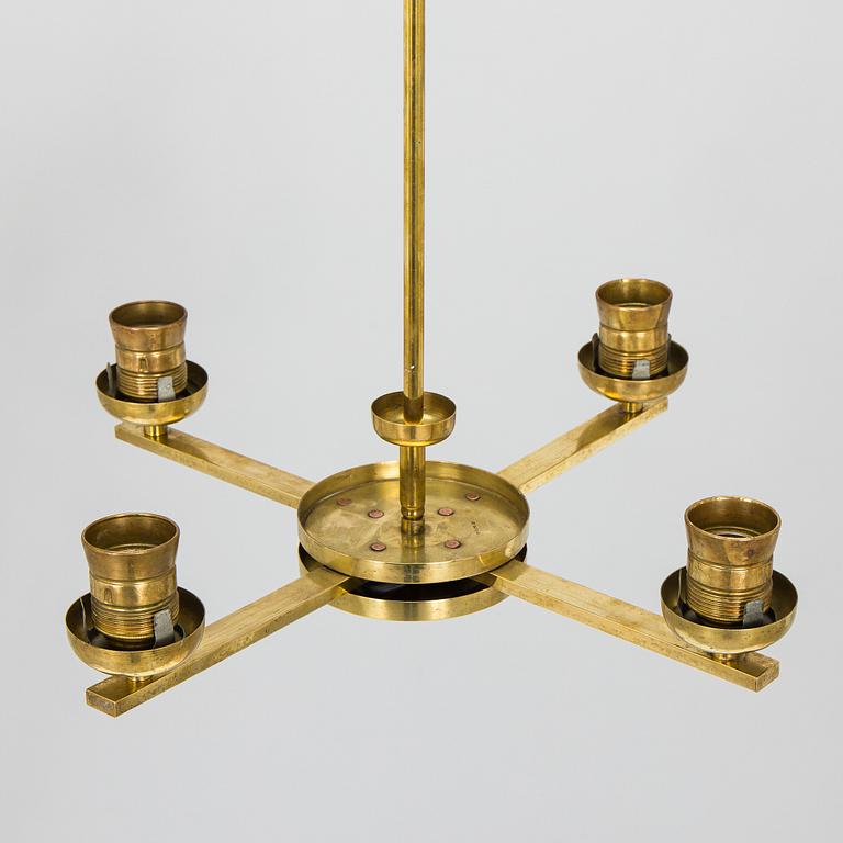 Paavo Tynell, taklampa modell 1442/4, Taito, 1930-tal.