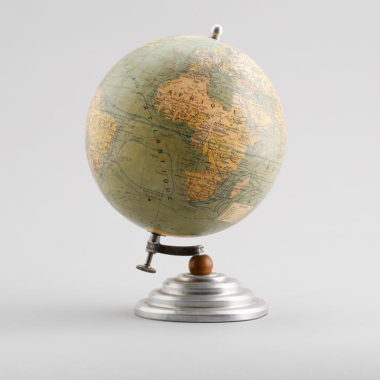 JORDGLOB, Globe Terrestre", Paris, 1900-talets första hälft.