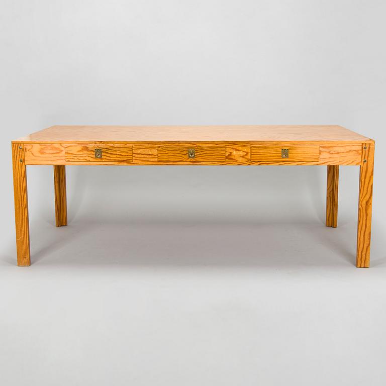 Writing desk, unique, carpentry work, Denmark  1970s.