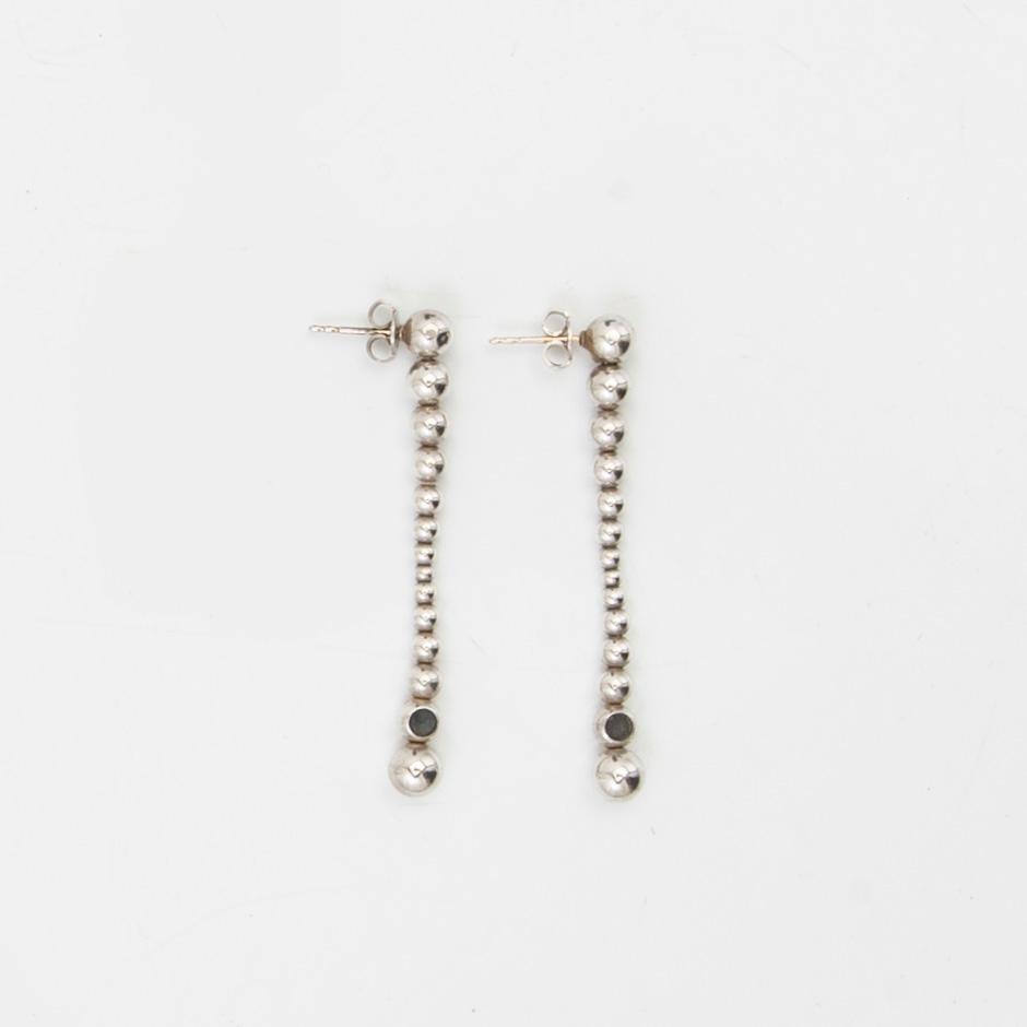 Georg Jensen, earrings, a pair, silver.