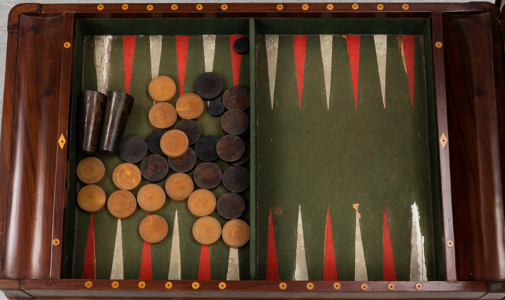 SPELBORD, 1800-talets mitt.