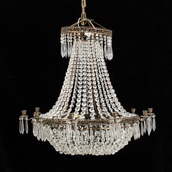 A mid 20th Century Gustavian style chandelier.