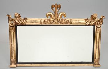 SPEGEL, förgylld, trol Frankrike, omkring 1900.
