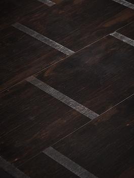 Hjalmar Jackson, A Hjalmar Jackson ebony and pearwood desk/library table, Stockholm ca 1934.