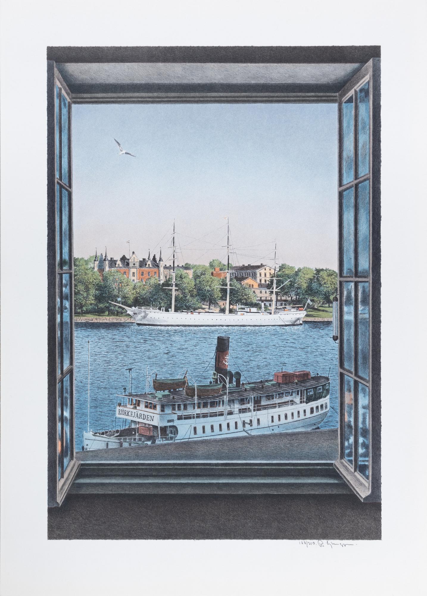 Reinhold Ljunggren, "Vinter", portfolio.