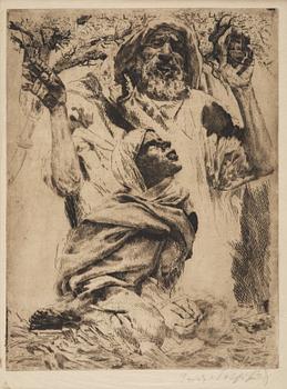 Erich Wolfsfeld, Abrahams offer.