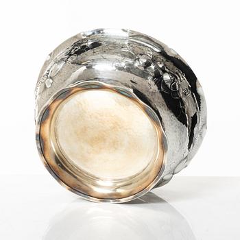 Eric Råström, a silver bowl, CG Råström, Stockholm 1976.