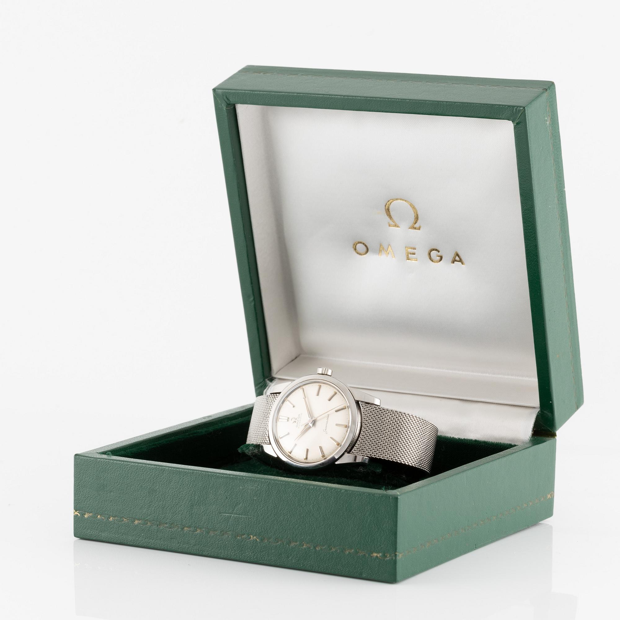 Omega, Seamaster, "Big Logo", wristwatch, 34 mm.