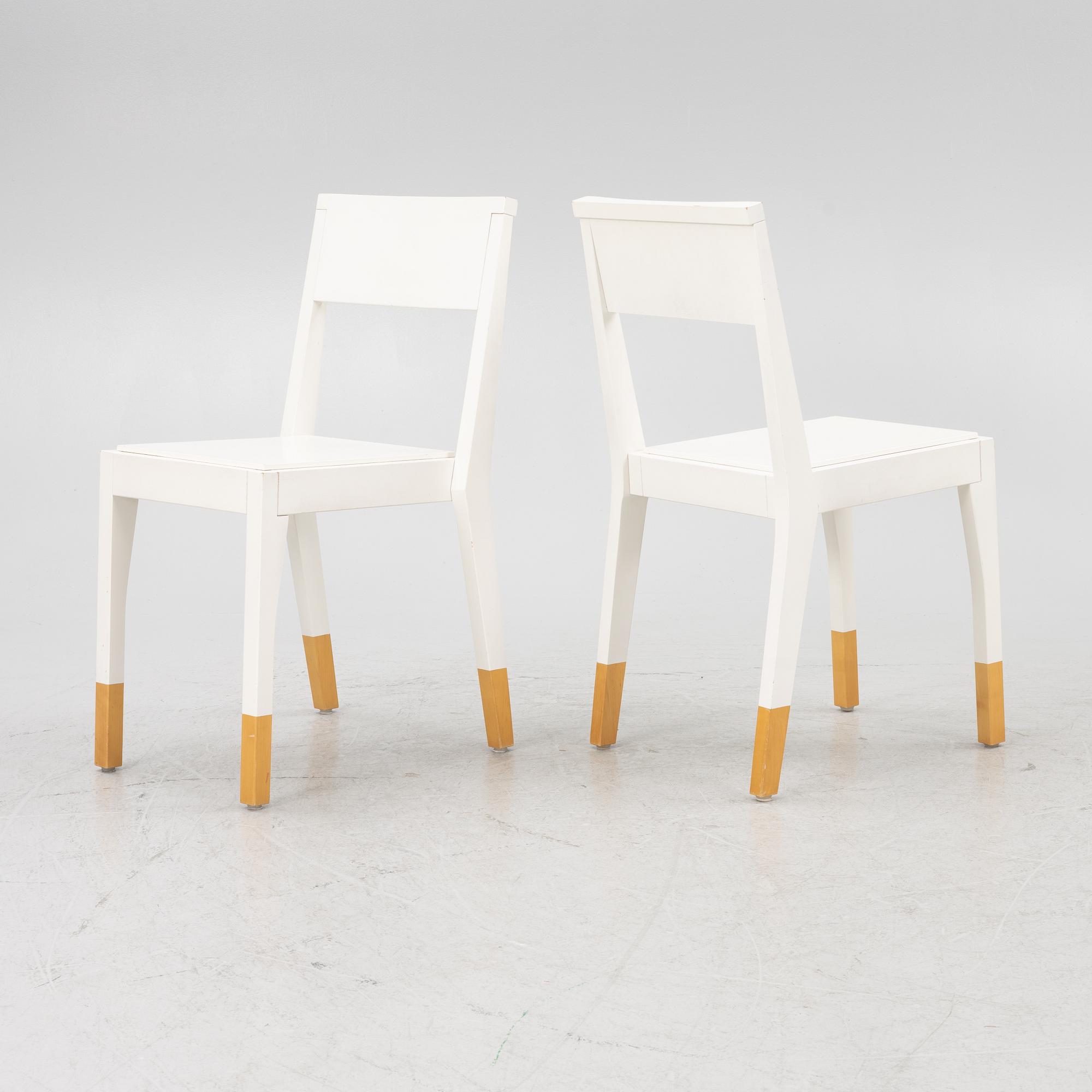 Thomas Sandell, chairs, 4 pcs, "TS chair", Asplund.