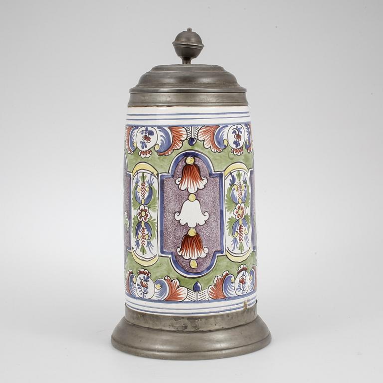 STOP, fajans, Tyskland 1700-tal.