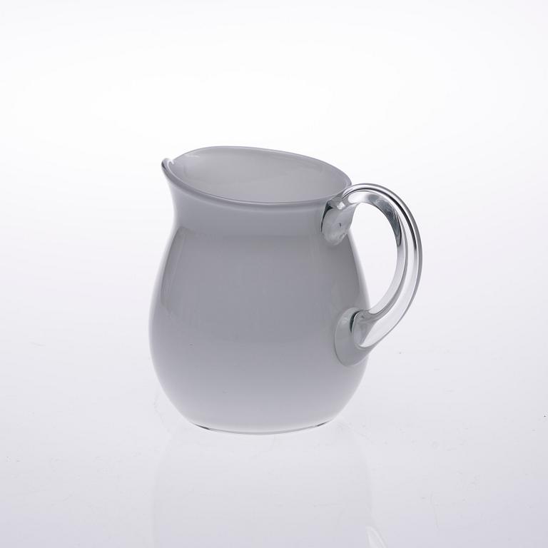 KANNA samt DRICKSGLAS, 6 st, Maire Gullichsen, Iittala. Formgivna 1950-tal.