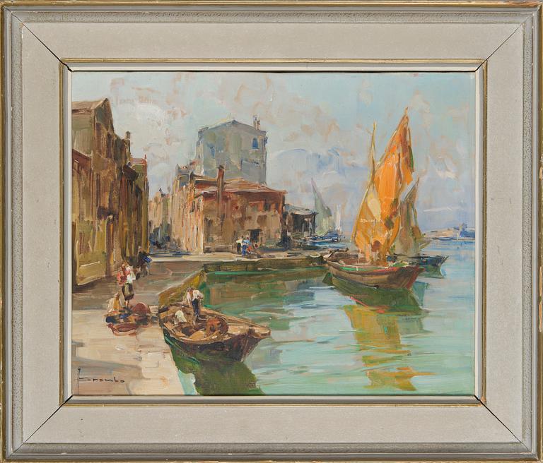 Angelo Brombo, Scene from Venice.