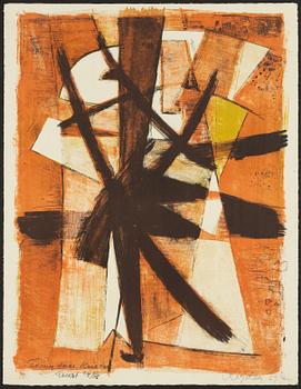 Ernst van Leyden, Abstract composition.