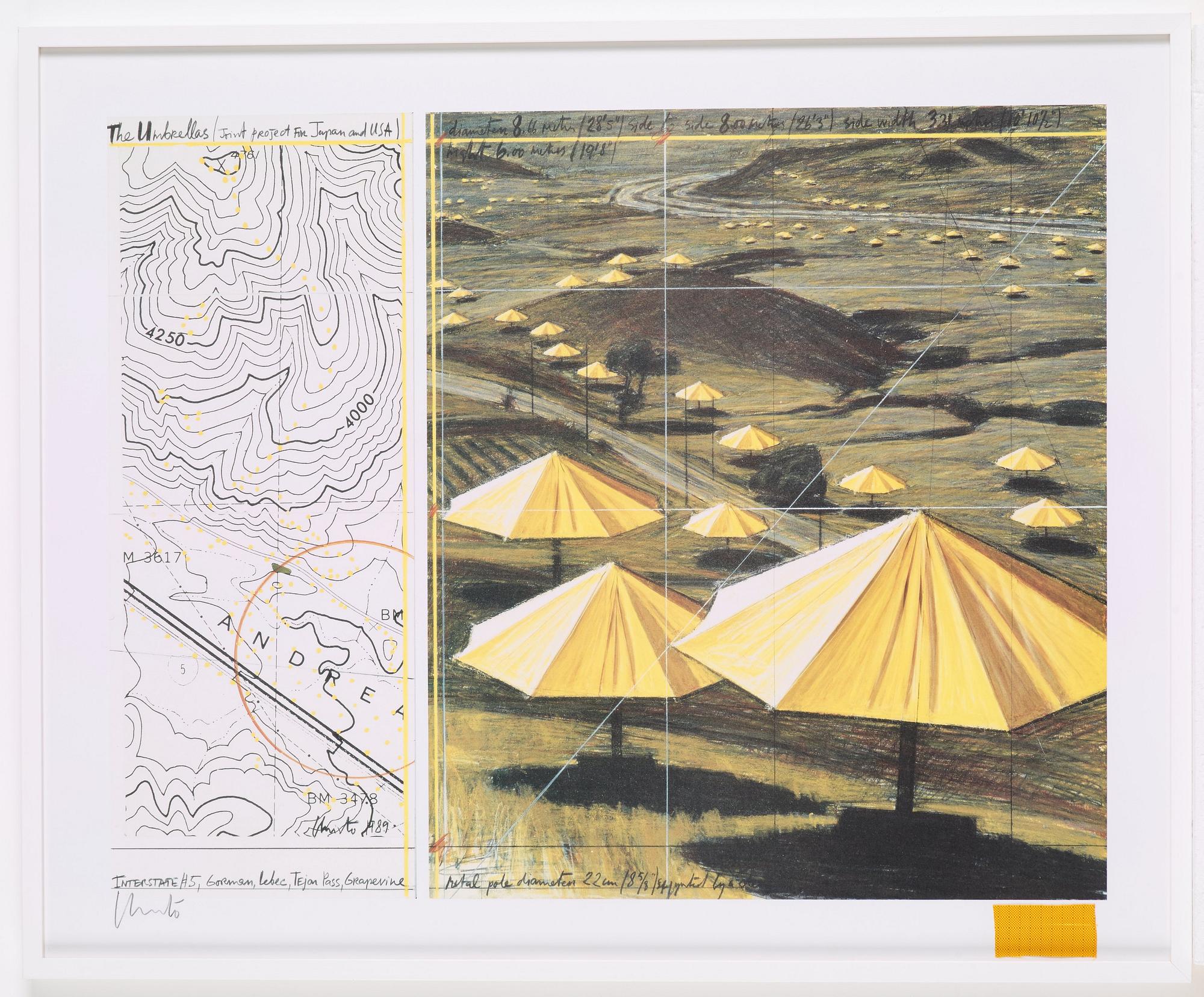 Christo & Jeanne-Claude, "The Umbrellas (Joint project for Japan and USA)".