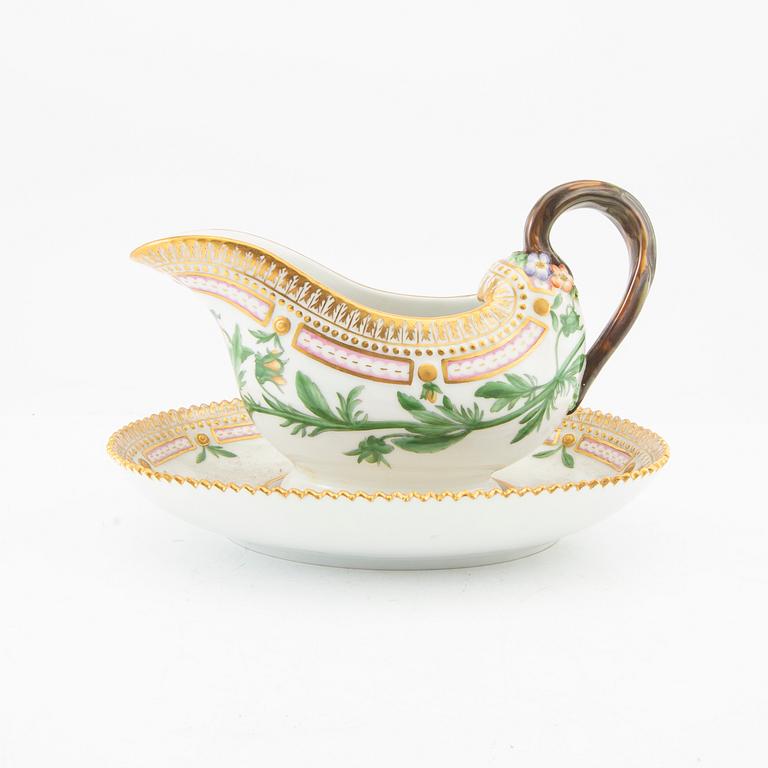 Saucer "Flora Danica" Royal Copenhagen porcelain.