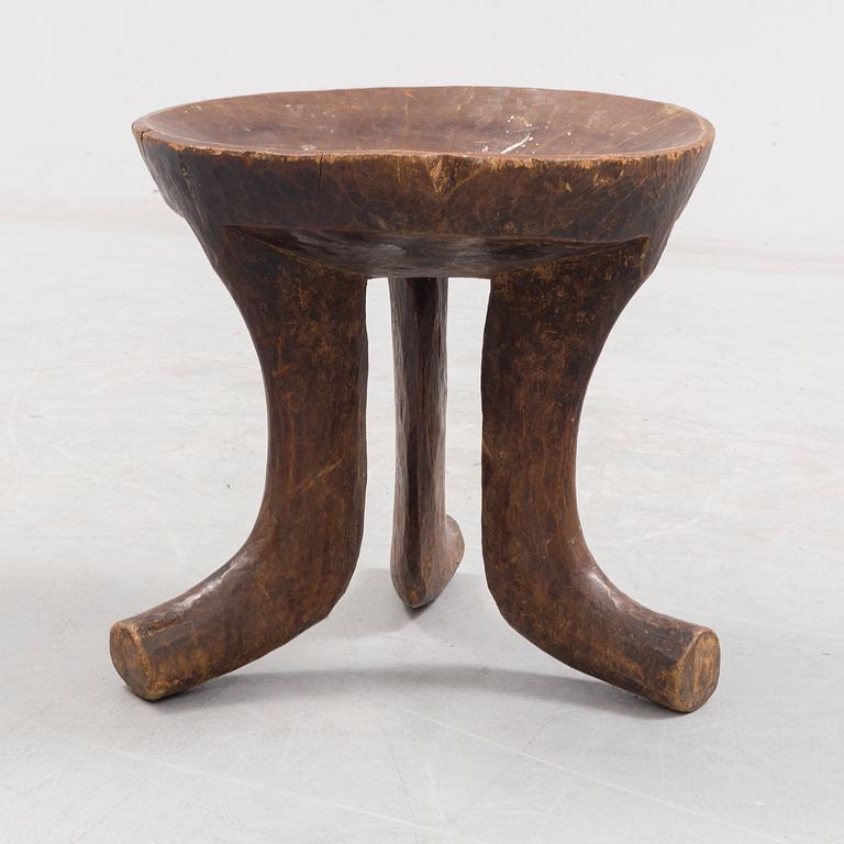 A 20th century African stool.