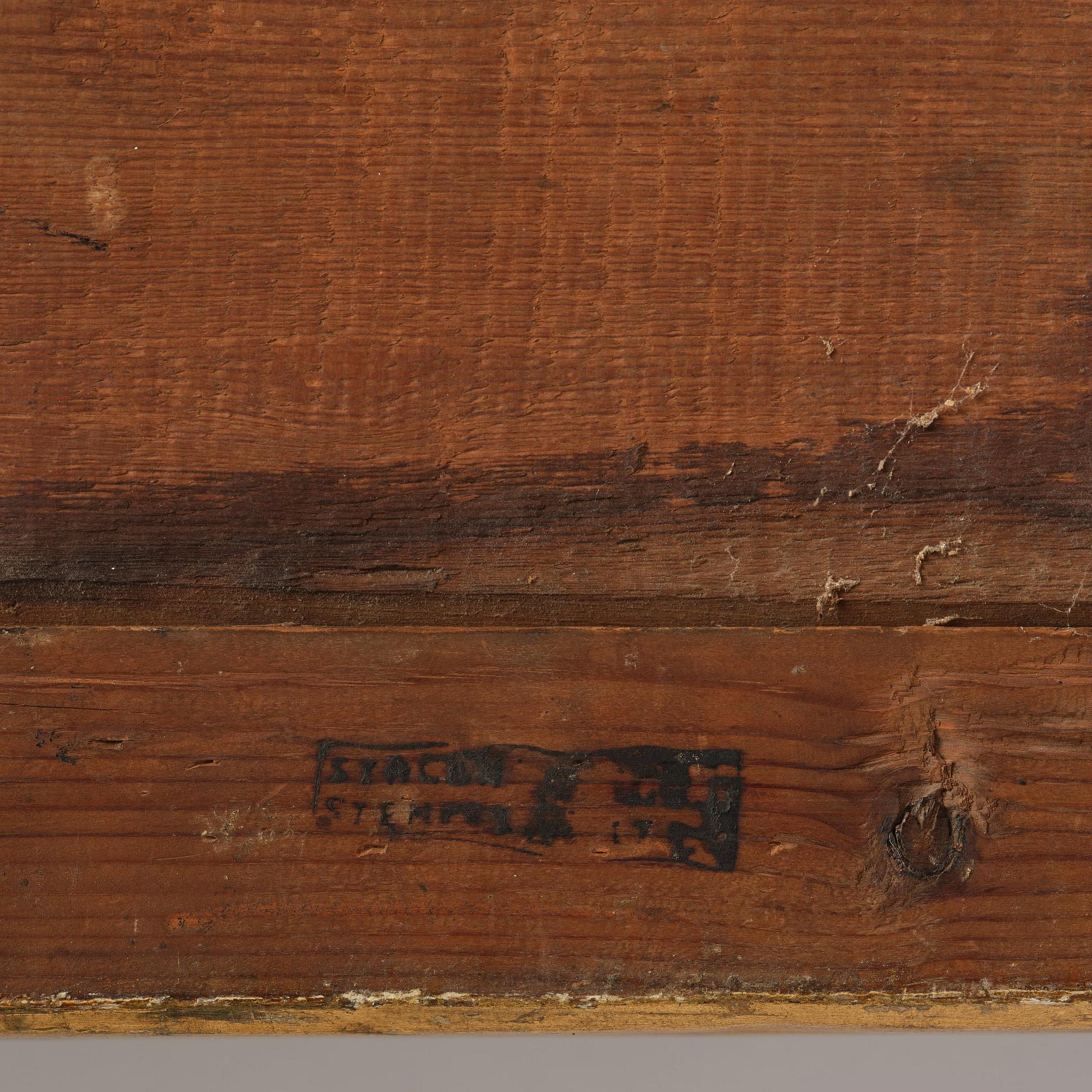 Spegel, Stockholmsarbete, sent 1700-tal, Gustaviansk.