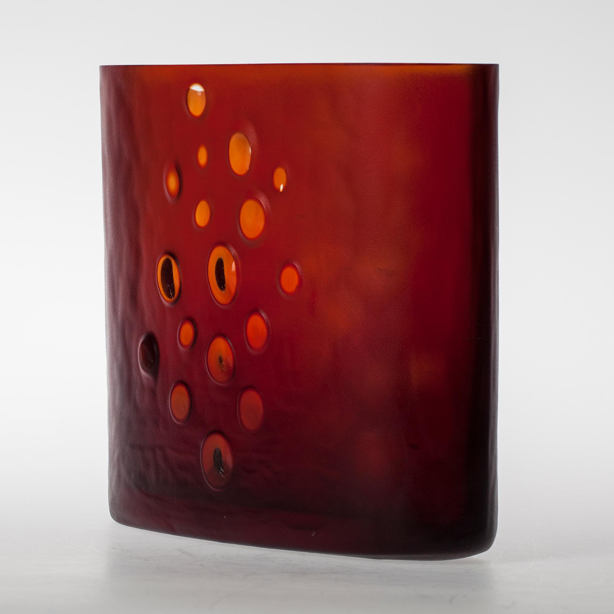 VAS, glas, signerad Tapio Wirkkala 3305. Iittala 1960-tal.
