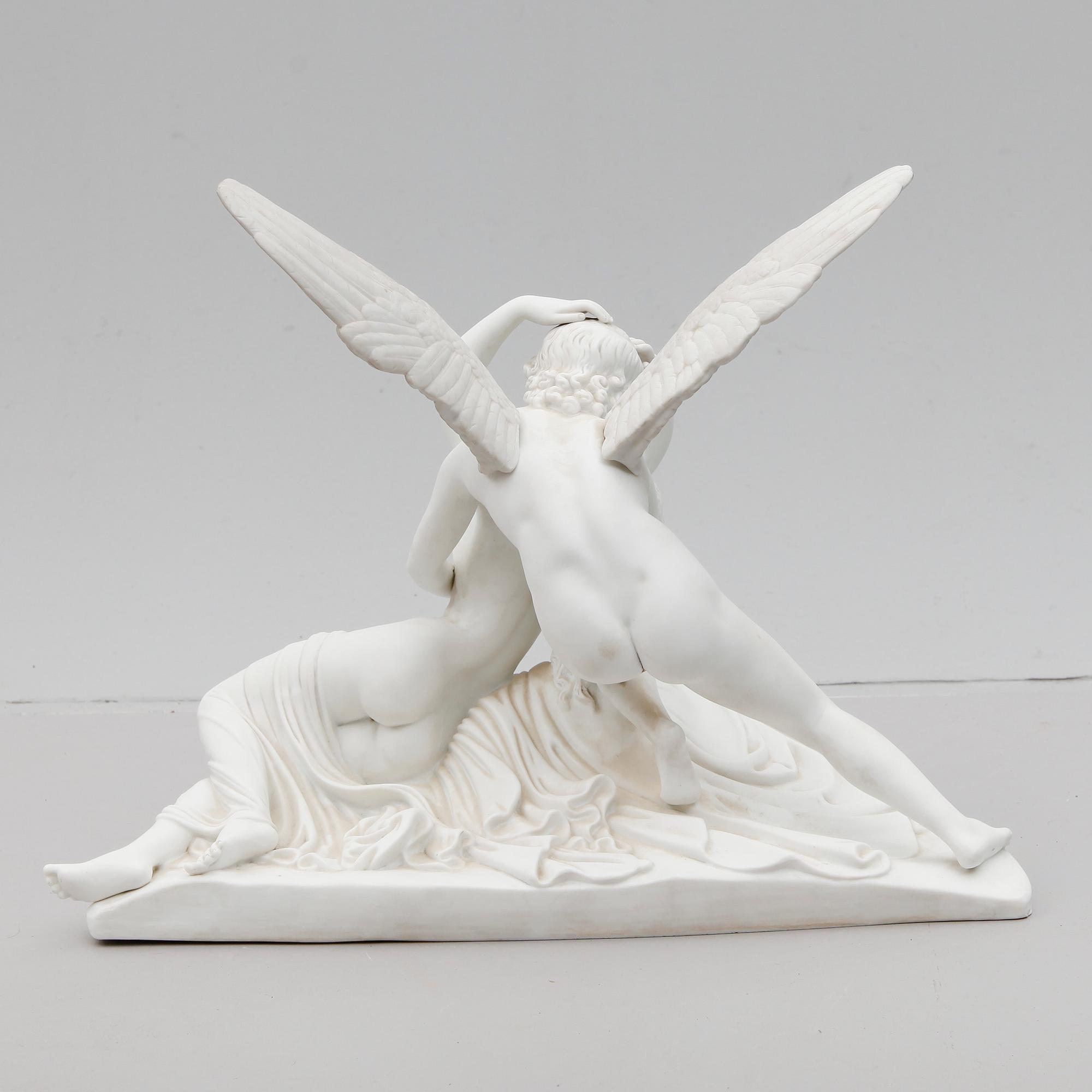 FIGURGRUPP, parian, 1900-talets första hälft.