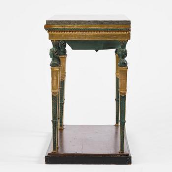 Konsolbord, Stockholmsarbete, omkring år 1800, Sengustavianskt.