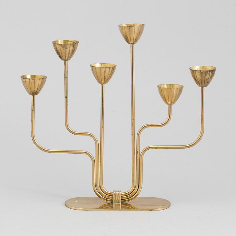 GUNNAR ANDER, a brass candelabrum from Ystad-Metall.