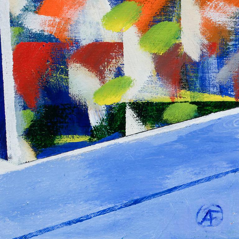 ANITA FRÖDING, olja på duk, signerad.