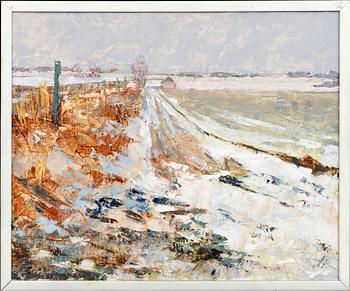 Arnold "Nolle" Svensson, oil on canvas, signed and dated -95.