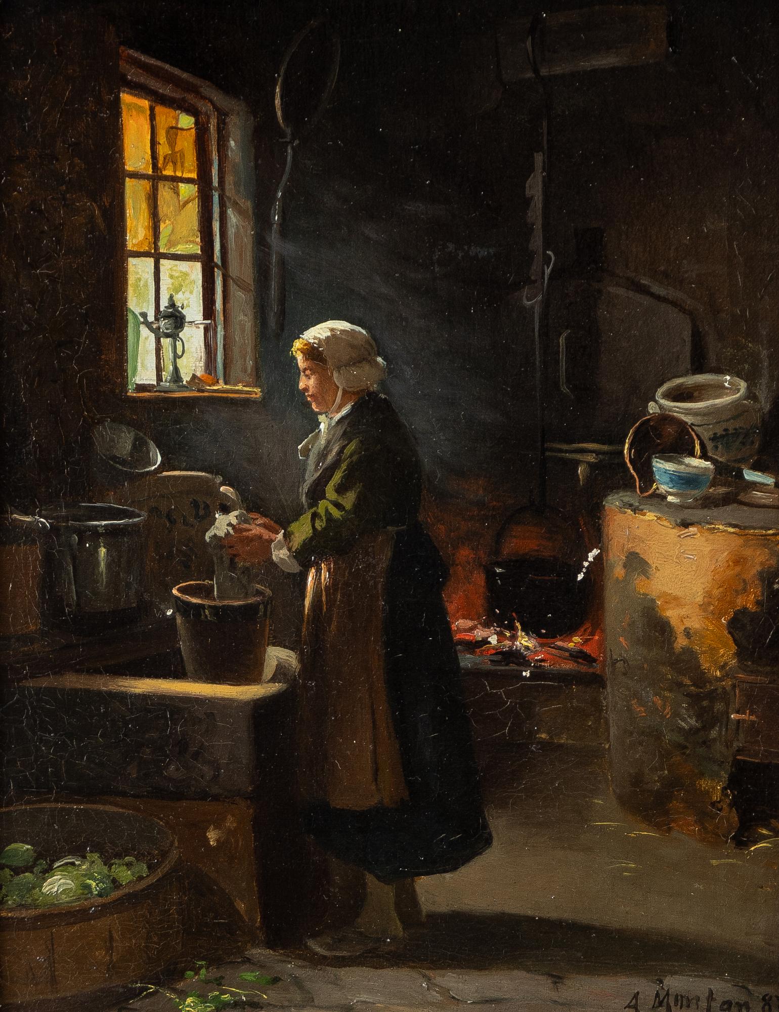 Anders Montan, Kitchen interior.