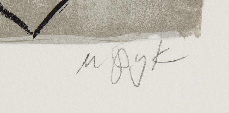 Madeleine Pyk, lithograph in colours, signed 4049/5000.