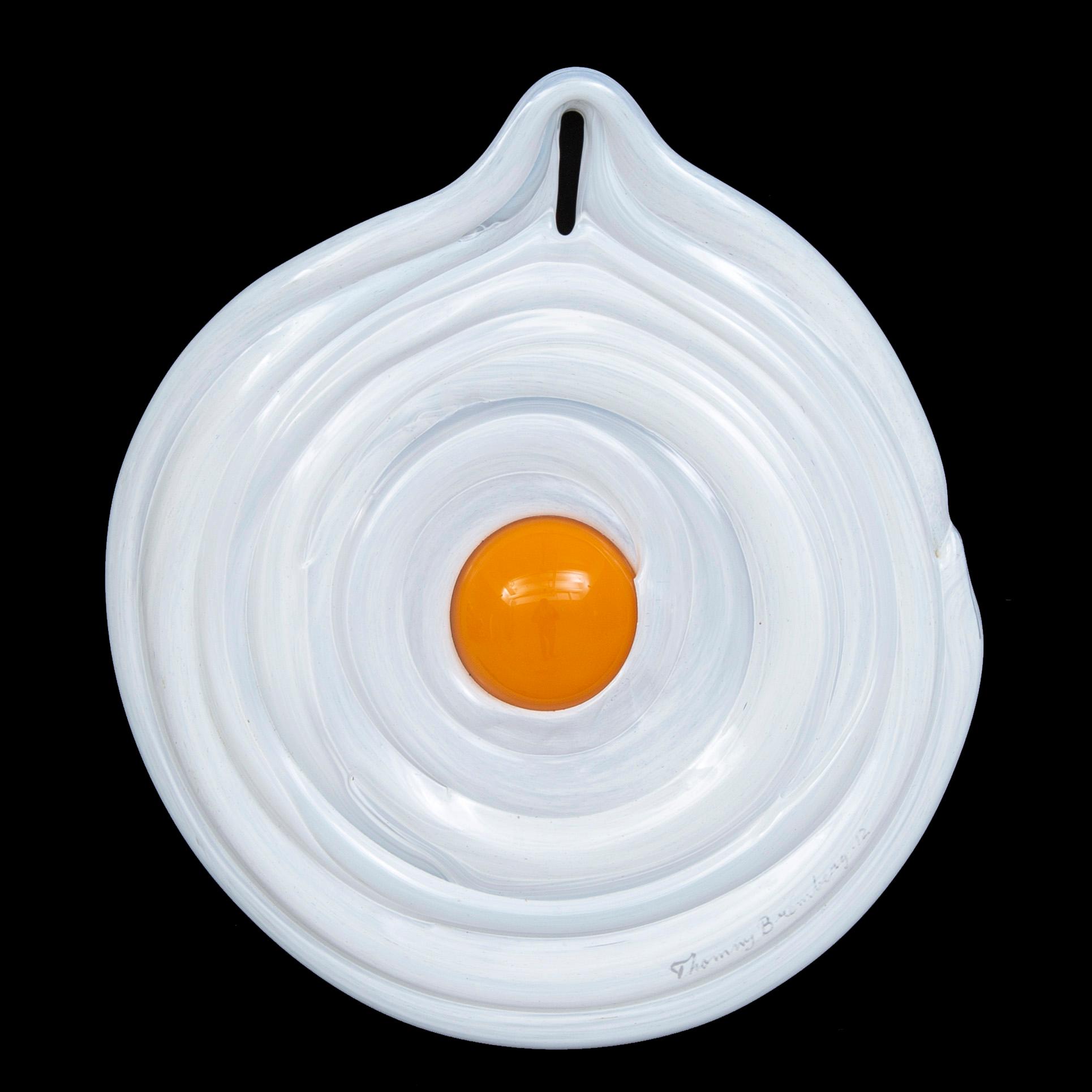 Thommy Bremberg, a signed and dated glass sculpture.