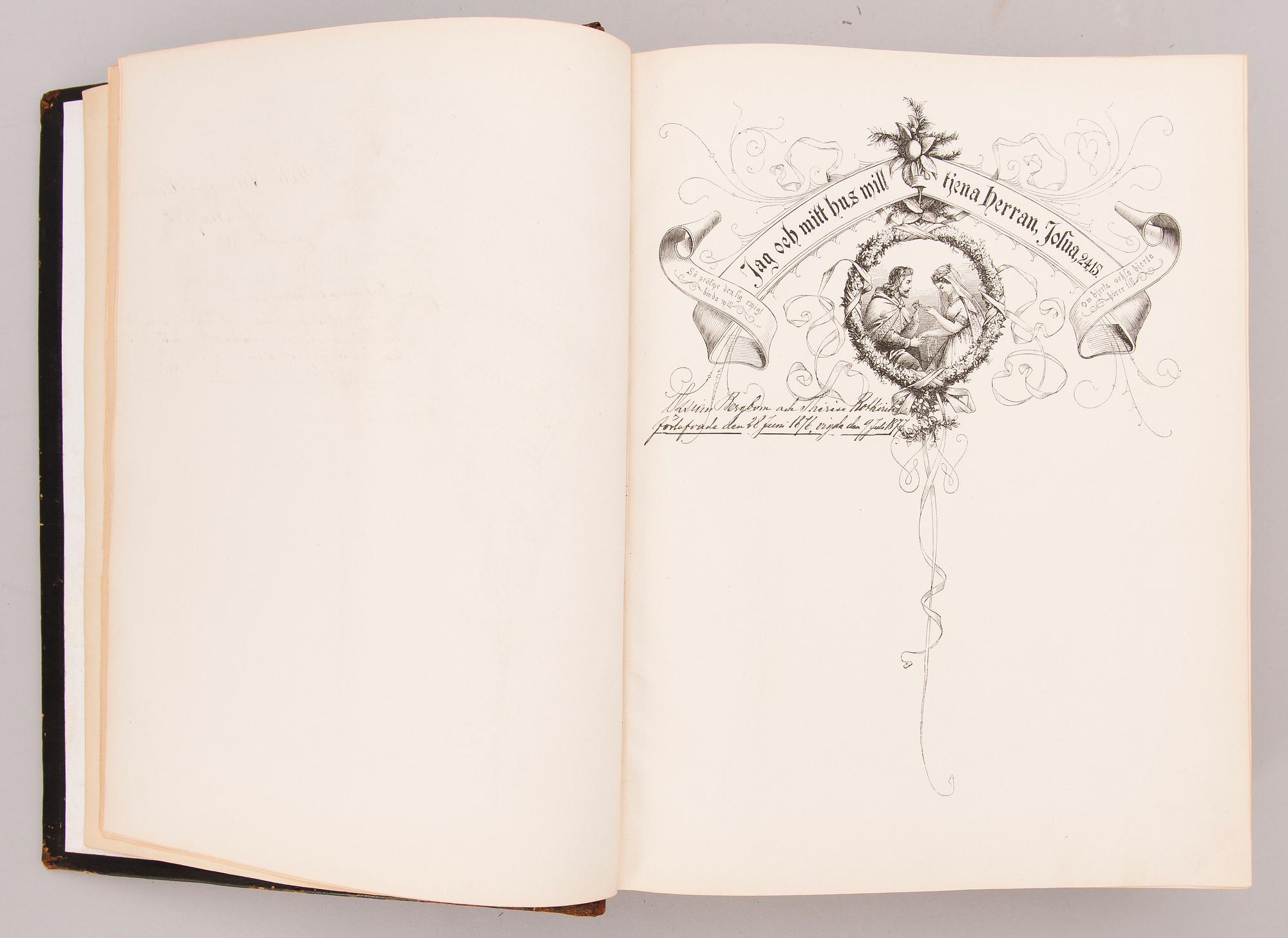BÖCKER, 2 delar, Bibel med illustrationer av Gustave Doré, Familj-Journalens Boktryckeri, Stockholm 1877.