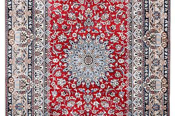 Matta, Nain, part silk, 6 laa, ca. 303 x 184 cm.