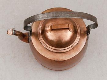 KAFFEPANNA, koppar, 1800-tal.