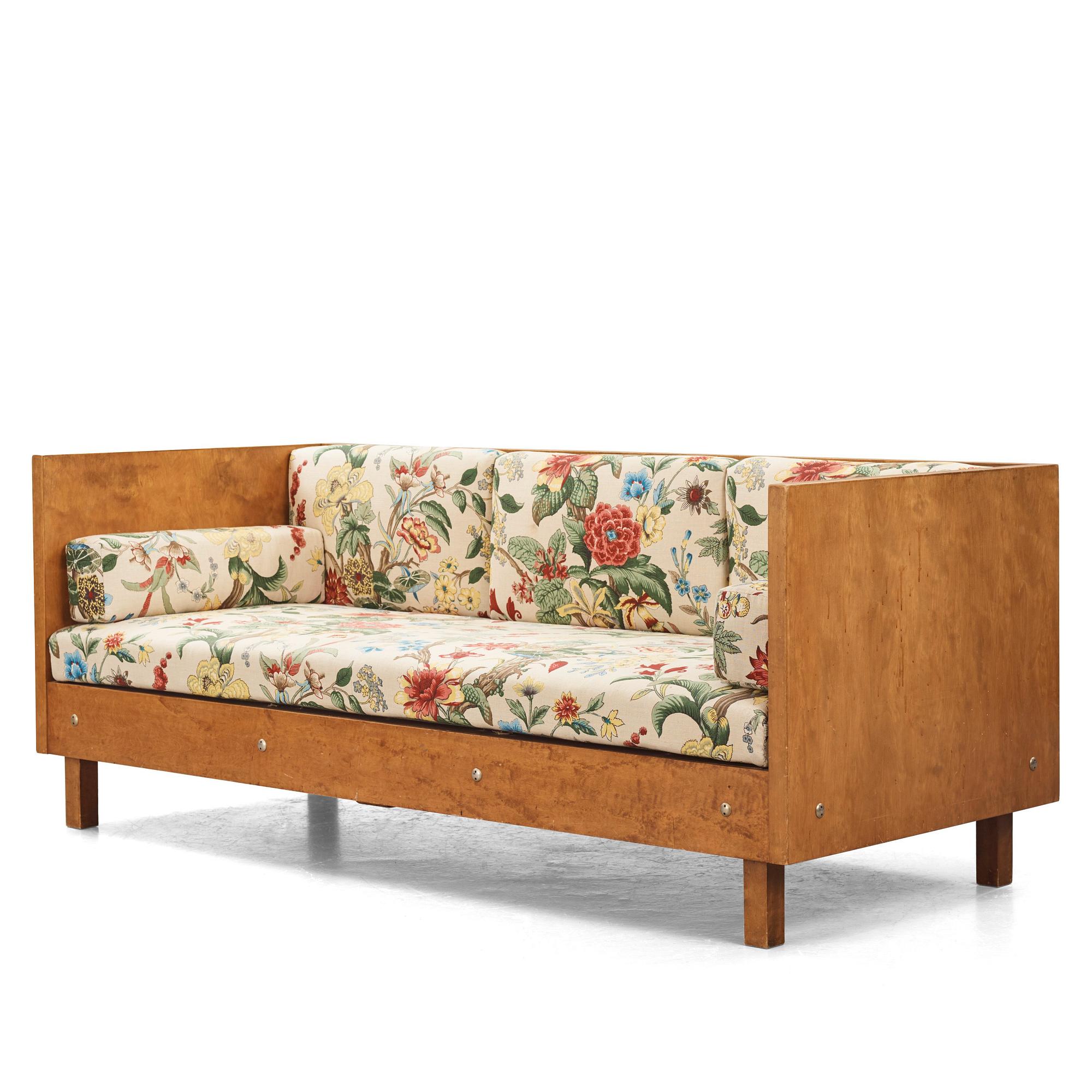 Osvald Almqvist, soffa, Svenska Möbelfabrikerna, Bodafors, för Stockholmsutställningen 1930.