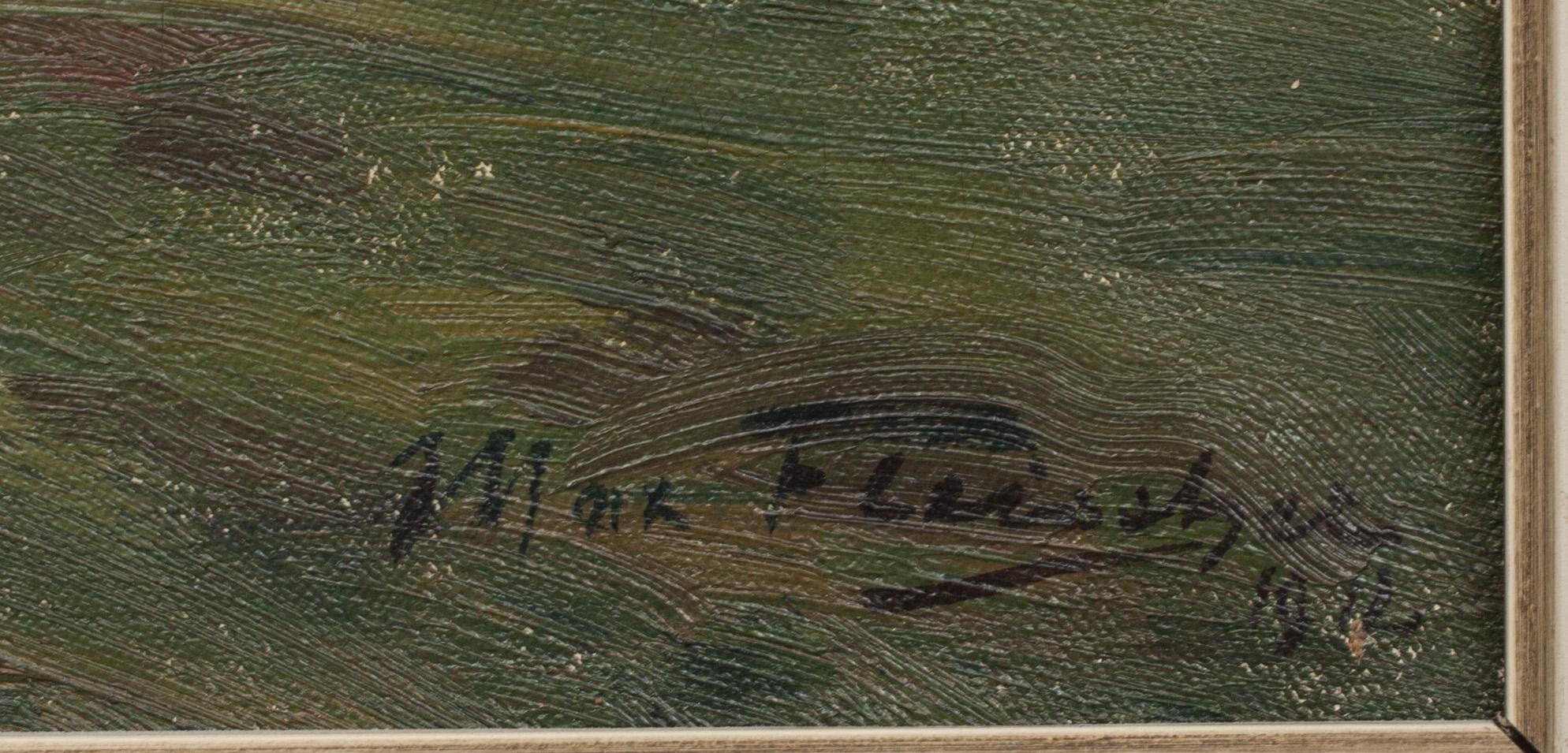 MAX FLEISCHER, olja på duk, signerad och daterad- 1912.