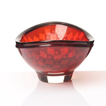 Sven Palmqvist, a "Ravenna" glass bowl, Orrefors, Sweden 1956.