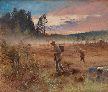 843. Carl Kjellin, Father and Son on the Bog.