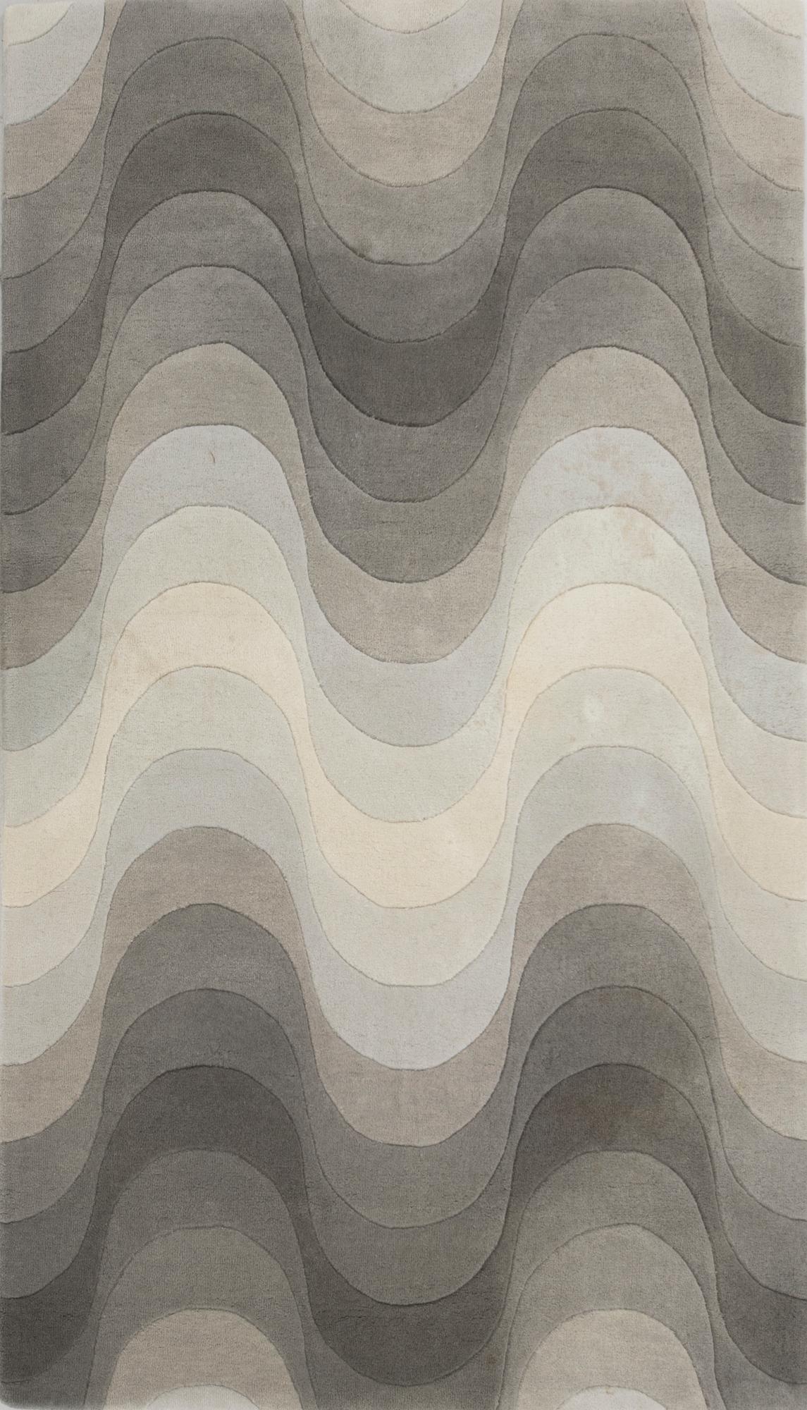 Verner Panton, "Wave", rug, 170 x 240 cm.