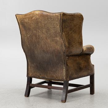 Armchair, so-called wing chair, second half of the 20th century.