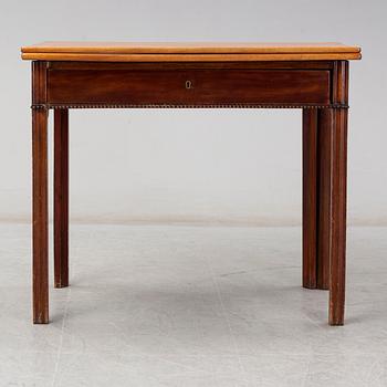 A Swedish late gustavian games table, late 18th century.