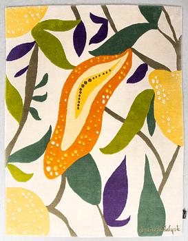 Louise Videlyck, matta tuftad "Fruitgarden" InHouse Group 200x140 cm.