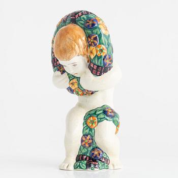 Rasmus Harboe, figurin, fajans, Aluminia, Danmark.