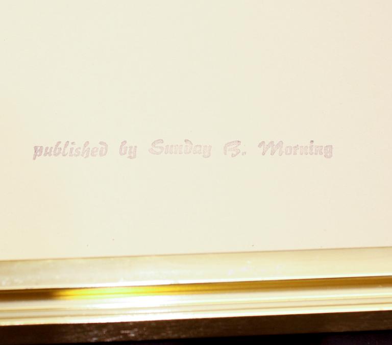 ANDY WARHOL, after, screenprint, published by Sunday B Morning.