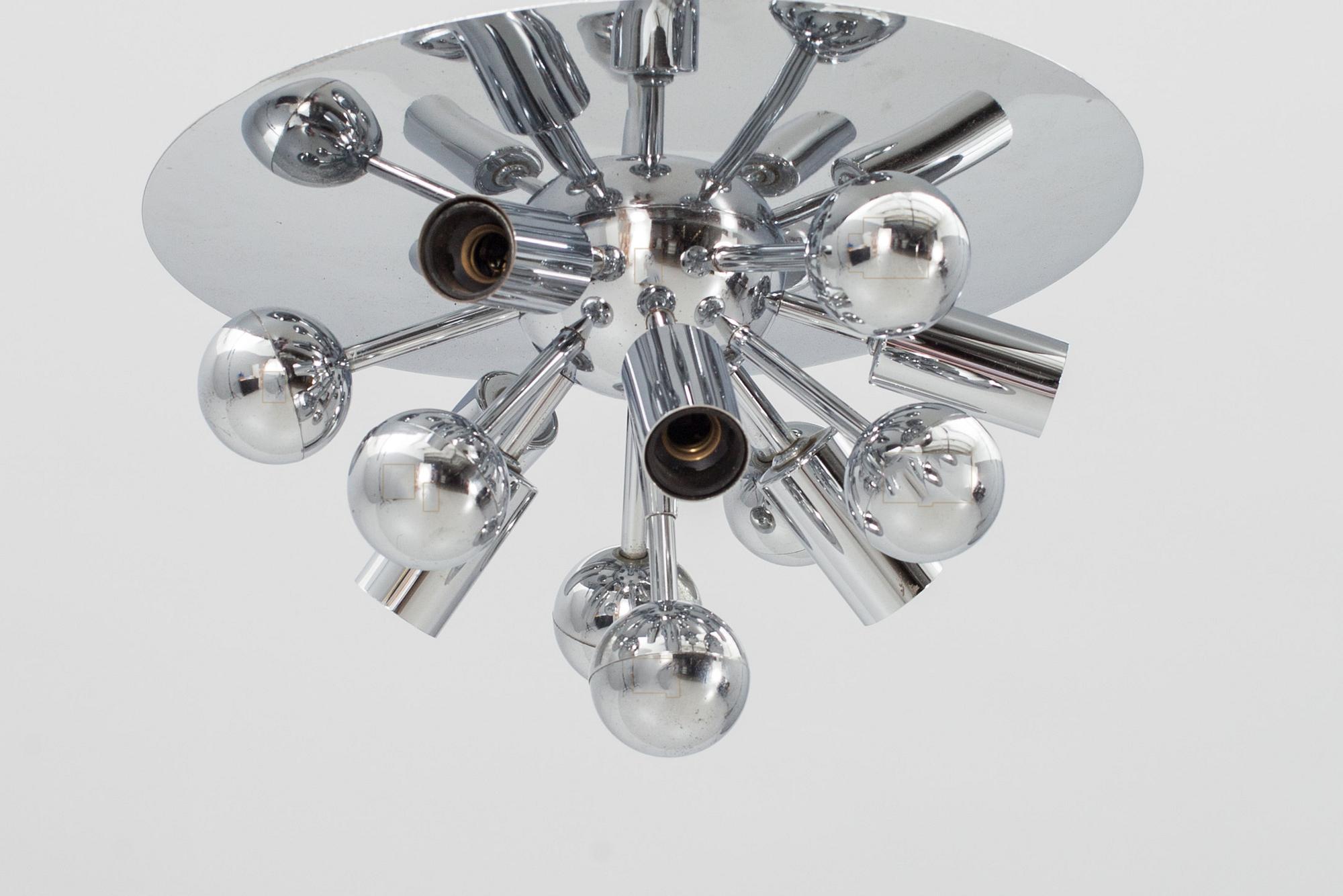 TAKLAMPOR, 2 st, Sputnikmodell, 1970-80-tal.