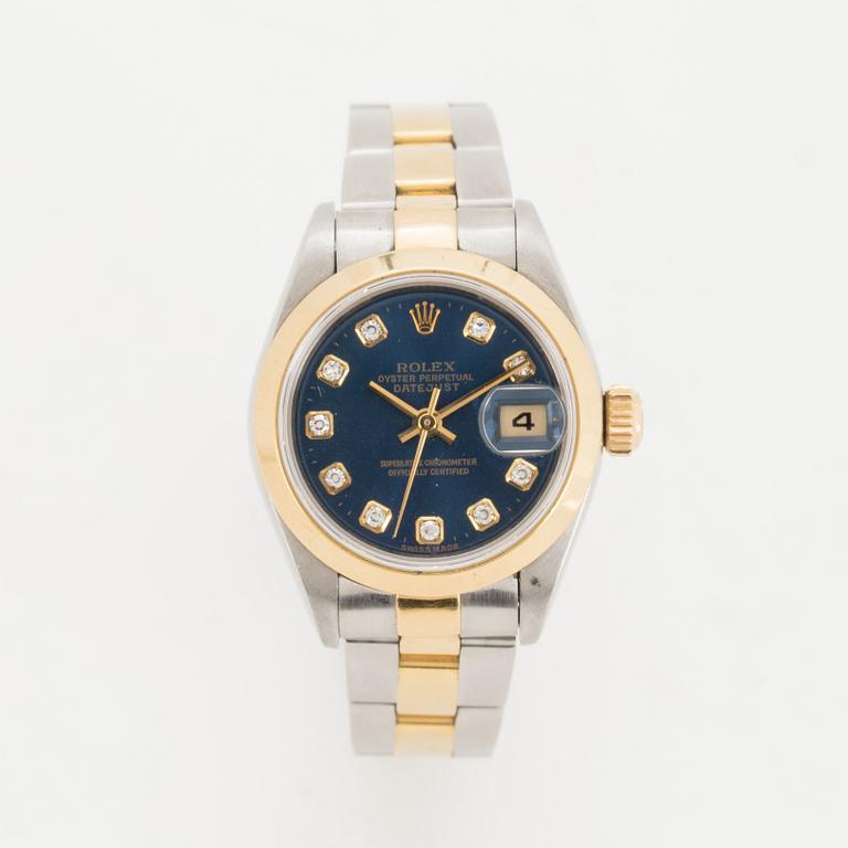 Rolex, Oyster Perpetual, Datejust, Chronometer, wristwatch, 26 mm.