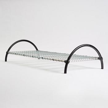 Ron Arad, a "Round Rail" daybed, One Off Ltd. UK, post 1981.