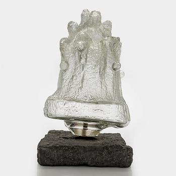 Timo Sarpaneva, veistos, "Ahtojää", signeerattu Timo Sarpaneva Iittala 1967.